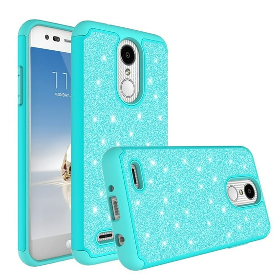 For TracFone/Straight Talk LG L413/LG 413DL/Premier Pro LTE Case Hybrid Shockproof Drop Protection Impact Rugged Heavy Duty Dual Layer Armor Case - Mint