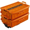 thumbnail image 1 of TracPack Stackable Quick Access Secure Storage Box 2-Pack, 1 of 9