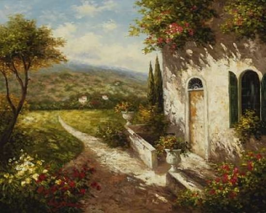 Traccia del Prato Canvas Art - Lazzara (24 x 30)