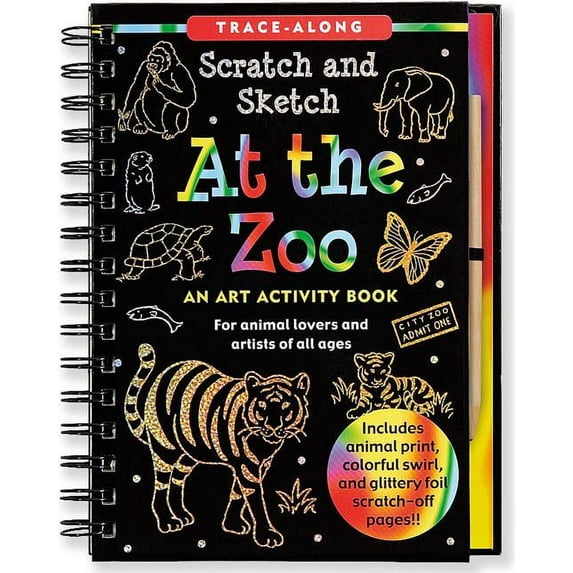 Trace-Along Scratch and Sketch: Scratch & Sketch at the Zoo (Trace-Along) (Other)