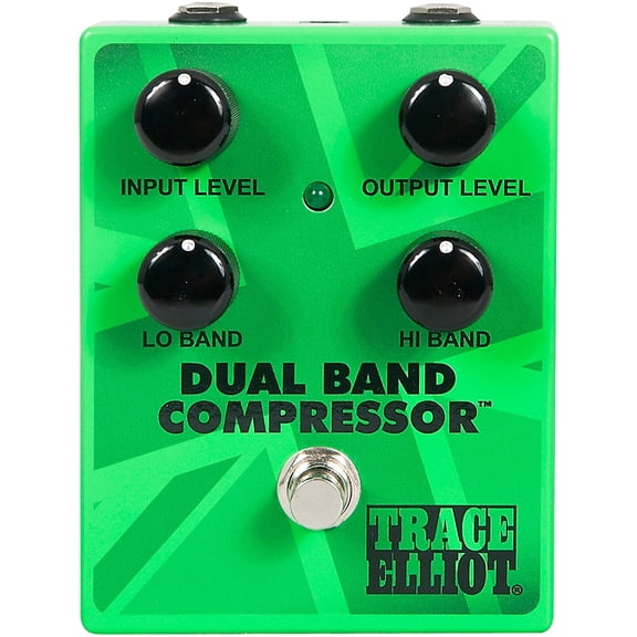 Trace Elliot Dual Band Compressor Pedal Green