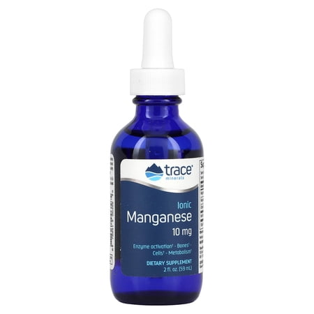 Trace Minerals Liquid Ionic Manganese - 10mg 2 fl oz Liquid
