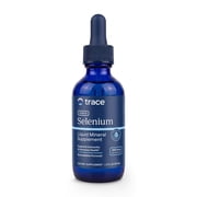 Trace Minerals Ionic Selenium Liquid Supplement, 300 mcg, 2 oz, 48 Servings, Yeast-free liquid selenium supplement, Supports bone health and brain function, High-absorption ionic form, 48-day supply
