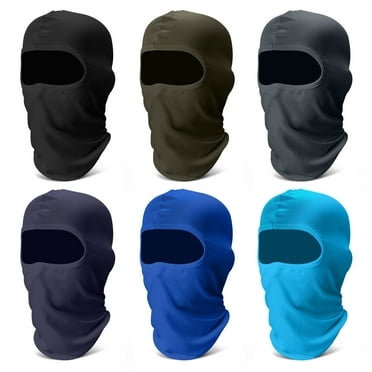 Trace Kasa 6 Pack Balaclava Full Head Ski Mask Face Mask Cooling Neck Gaiter Full Face Cover