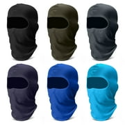 Trace Kasa 6 Pack Balaclava Full Head Ski Mask Face Mask Cooling Neck Gaiter Full Face Cover