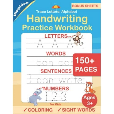 Pre-Owned Trace Letters: Alphabet Handwriting Practice workbook for kids: Preschool writing Workbook with Sight words for Pre K, Kindergarten and Kids Ages 3-5. (Paperback) 1686456964 9781686456961
