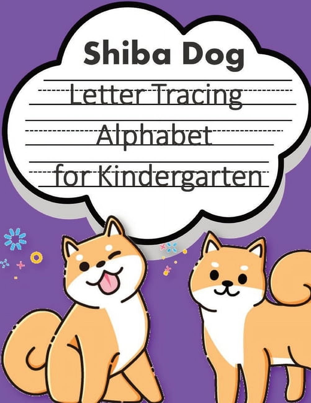 Trace Letters alphabet for kindergarten child's writing muscles