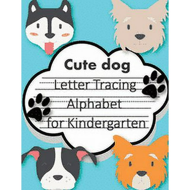 Trace Letters alphabet for kindergarten child's writing muscles