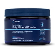 Trace Minerals ConcenTrace Daily Mineral Powder for Energy, Digestion and Bone Health, Blue Acai, 3.49 Ounce, 60 Servings
