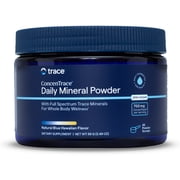 Trace Minerals ConcenTrace Daily Mineral Powder for Energy, Digestion and Bone Health, Blue Spirulina, Blue Hawaiian, 3.49 Ounce, 60 Servings