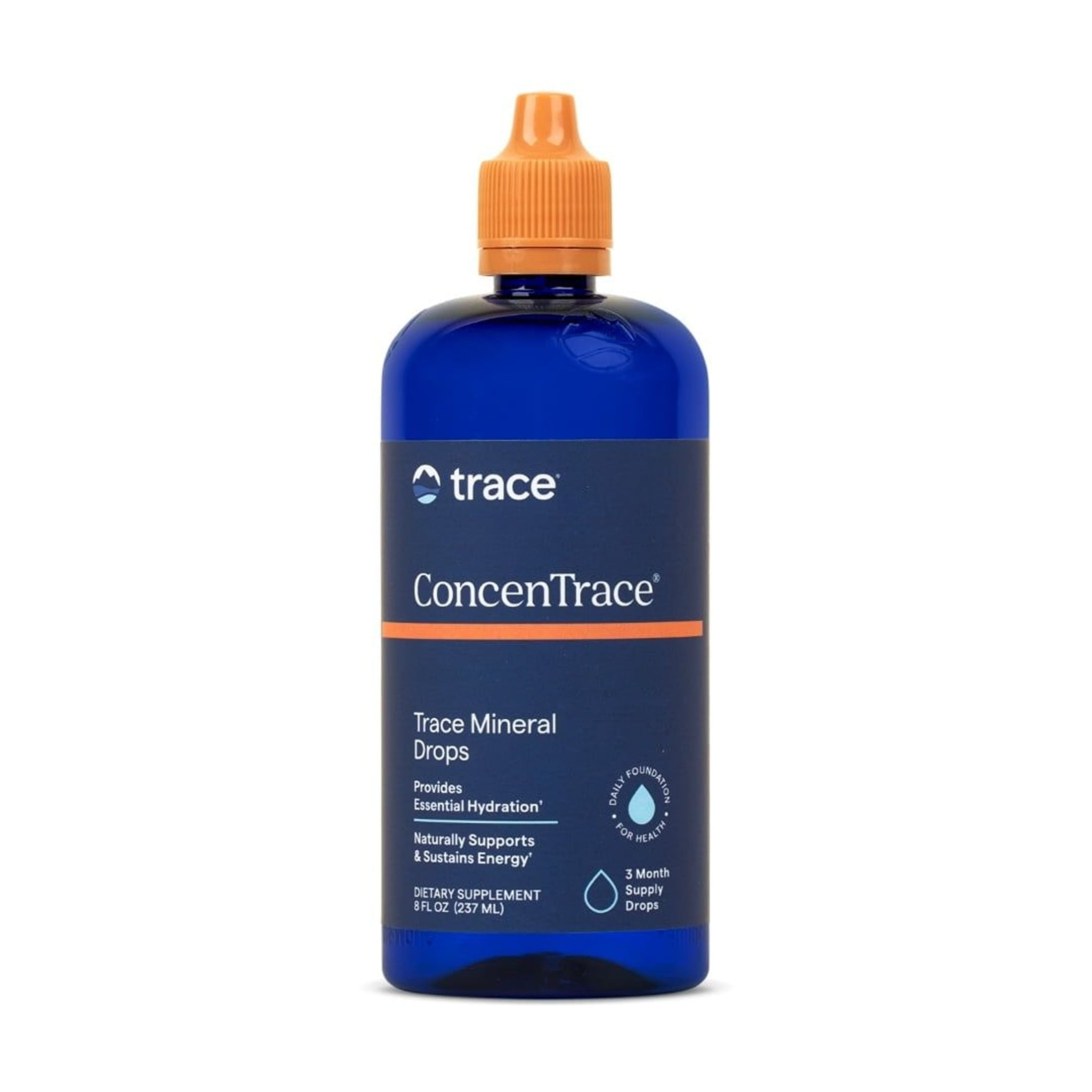 Trace Minerals ConcenTrace Trace Mineral Drops Supports Energy & Digestion - 96 Servings