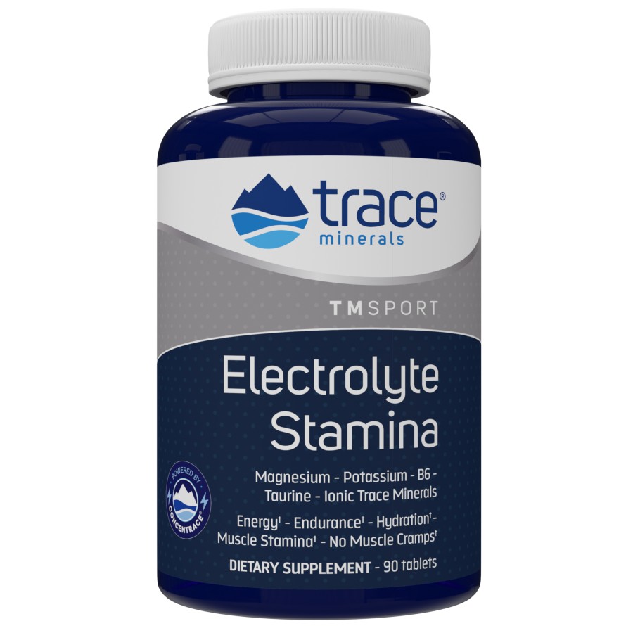 Trace Minerals Electrolyte Stamina Tablets Supplement, Sugar Free