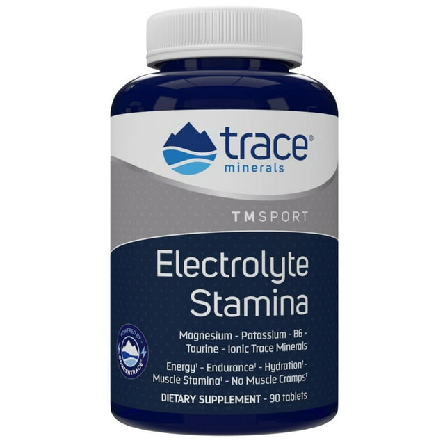 Trace Minerals Electrolyte Stamina Tablets Supplement, Sugar Free