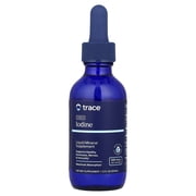 Trace Minerals Ionic Iodine Drops, 225 mcg Potassium Iodide, 2 fl oz, Supports thyroid and immune health, 70+ ionic trace minerals, Metered dropper for variable dosing, Mixes with juice or water