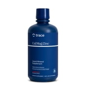 Trace Minerals Liquid Cal Mag Zinc with Vitamin D3, 30 fl oz, Strawberry, Ionic trace minerals for absorption, Bone, muscle, and connective tissue health, 1-2 tbsp daily, Refrigerate after opening
