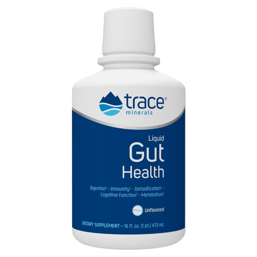Trace Minerals Liquid Gut Health, 10 mg Humic & Fulvic Acid, Supports