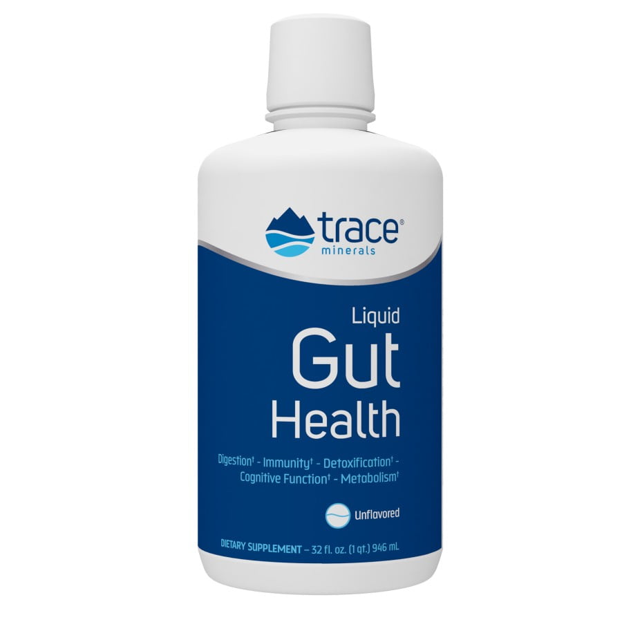 Trace Minerals Liquid Gut Health, 10 mg Humic & Fulvic Acid, Supports