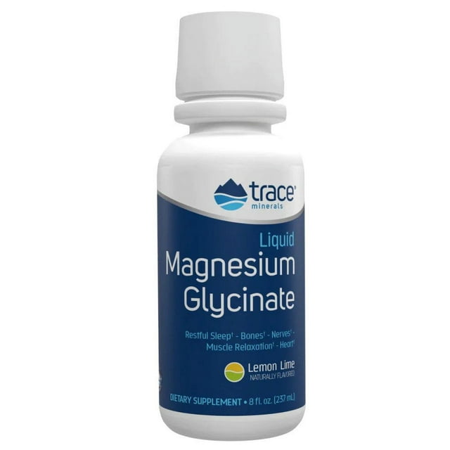 Trace Minerals Liquid Magnesium Glycinate 120mg 8 oz Liquid - Walmart.com