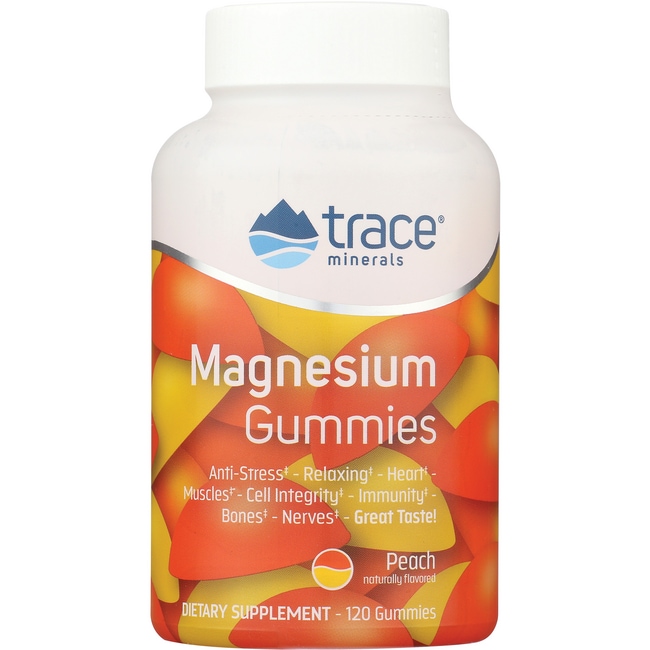 Trace Minerals Magnesium Gummies (120 Ct) Low Sugar Natural Sleep