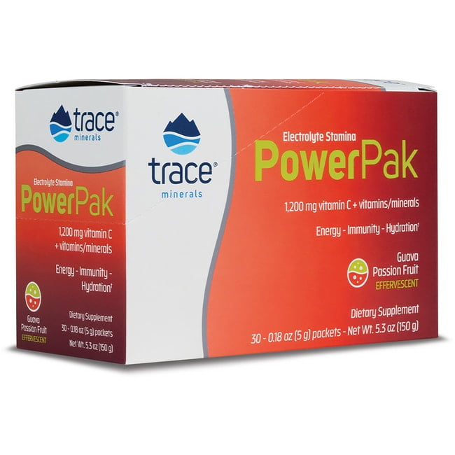 Trace Minerals Power Pak Electrolyte Powder Calories Unisex I