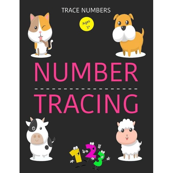 Trace Numbers: Number Tracing Book, Learning Number 0 to 20, Handwriting Practice Book For Kids Age 3-5 Year