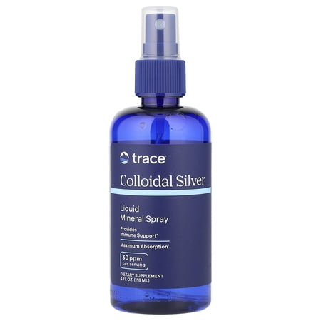 Trace Minerals Colloidal Silver Spray 30 PPM 4 fl oz (118 ml) Spray