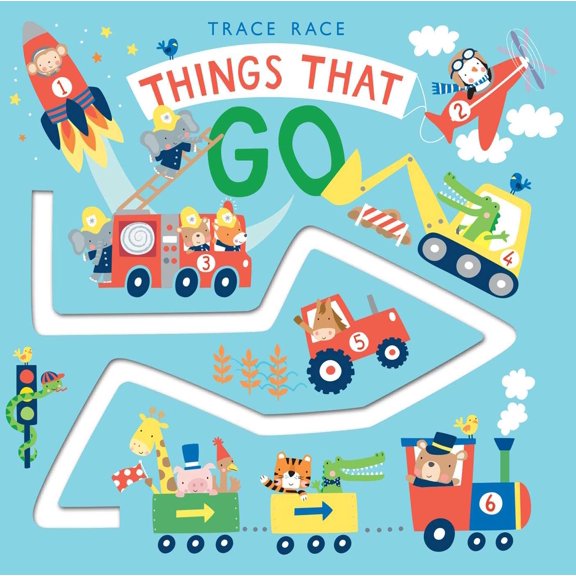 Pre-Owned Trace Race: Trace Race: Things That Go (Board Book)