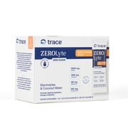 Trace Minerals ZeroLyte Electrolyte Drink Mix, Salty Orange, 30 Packets, Zero sugar, ancient sea salt + coconut water, supports hydration, replenishes electrolytes, sodium + potassium + magnesium