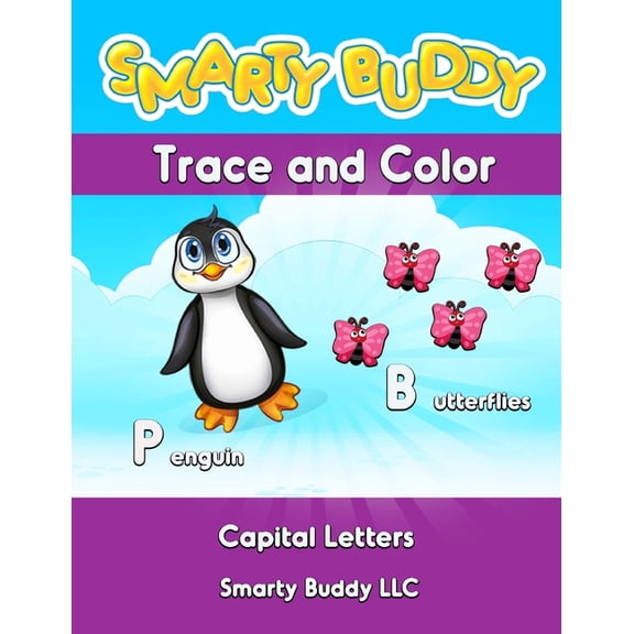 Trace and Color: Capital letters, (Paperback)