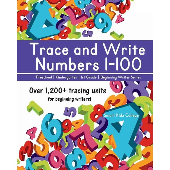 Trace and Write Numbers 1-100 (Paperback)