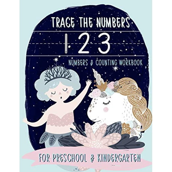 Pre-Owned Trace the Numbers: Numbers & Counting Workbook for Preschool & Kindergarten Paperback