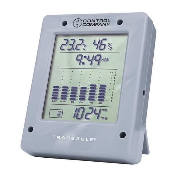 Traceable Barometer,Digital,Gray 6530
