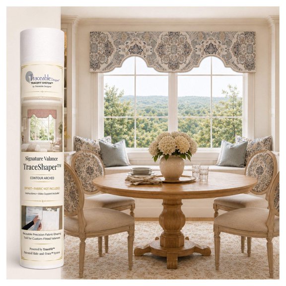 Traceable Designer Signature Contour Arched TraceShaper Valance Kit