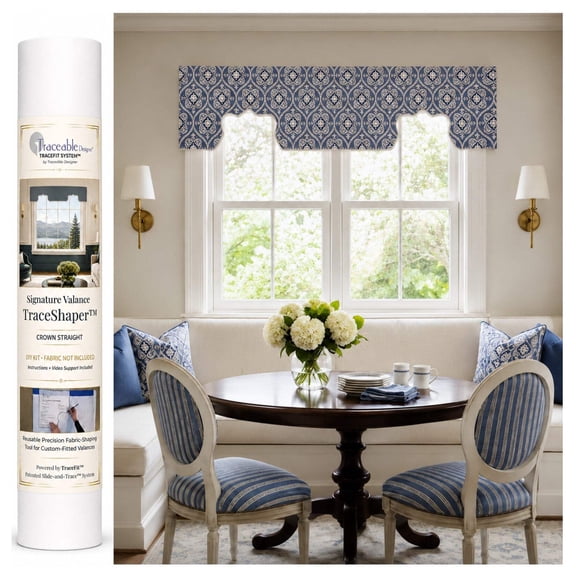 Traceable Designer Signature Crown Straight TraceShaper Valance Kit