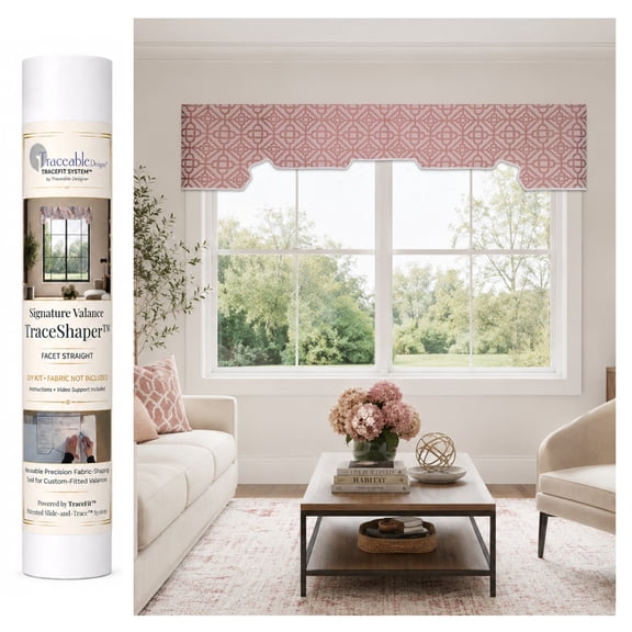 Traceable Designer Signature Facet Straight TraceShaper Valance Kit