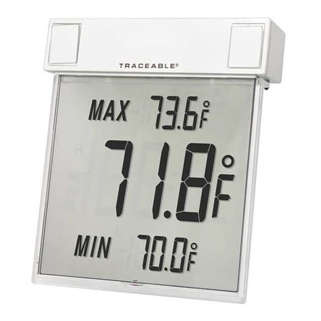 Digital Therm, Big-Digit See-Thru F 4159