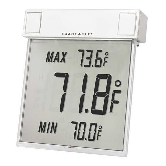 Traceable Digital Therm, Big-Digit See-Thru F 4159