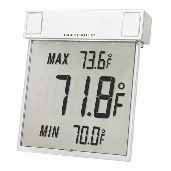 Digital Therm, Big-Digit See-Thru F 4159