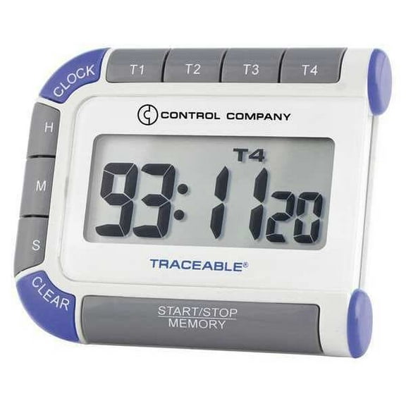 Traceable Multi-Colored Timer,5/8" LCD  5012