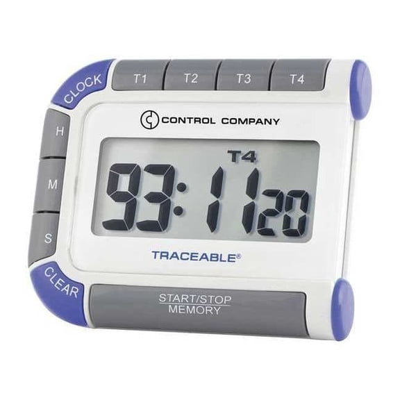 Traceable Multi-Colored Timer,5/8" LCD  5012