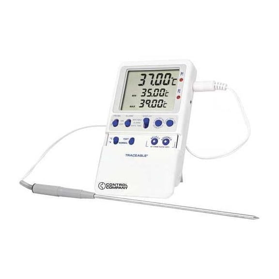 Digital Thermometer, 28 Degrees to 102 Degrees F for Wall or Desk Use