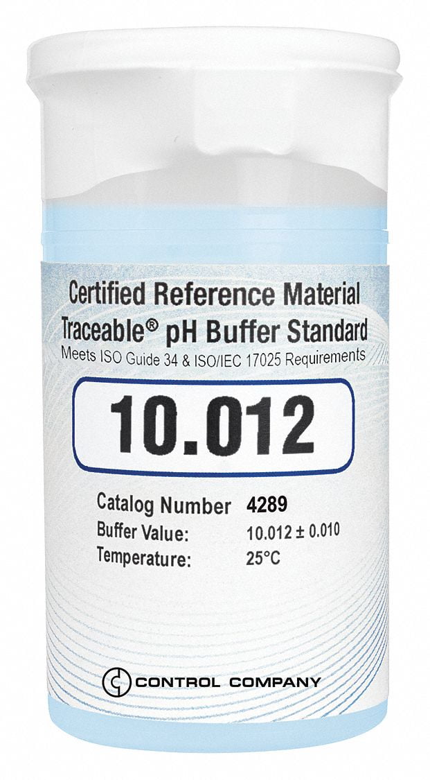Traceable pH Standard,Cert. Ref Mtrl,CRM10.012,PK6 4289