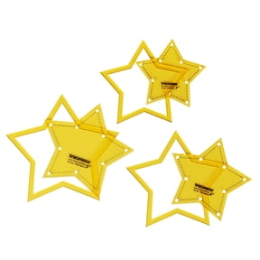 Traceease 5,point Star Quilting Template Stencils Set Of 3- 3"/4"/5" inches DIY Sewing Quilt patchwork templates for Quilting-KB