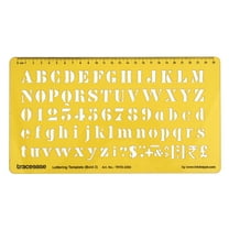 Traceease Alphabet Lettering Template Drafting Tools English Letter Alphabets Stencil