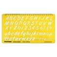 thumbnail image 1 of Traceease Alphabet Lettering Template Drafting Tools,Lower Case-Upper Case & Numbers Alphabet Letter Stencils, 1 of 6