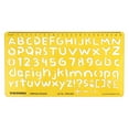 thumbnail image 1 of Traceease Alphabet Lettering Template Drafting Tools,Number Alphabet Lower & Upper Case Letter Stencils, 1 of 6