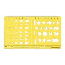 Traceease Arrows Drafting Arrows & Arrowheads Template Drawing Stencil,Designing Template Measuring Ruler