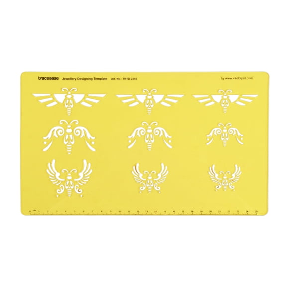 Traceease Butterflies Designs JewelryTemplates Drafting ToolsJewelleryDesigning Stencils