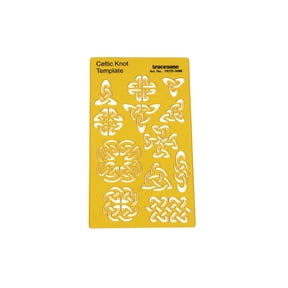 Traceease Celtic Knot Stencil Template, Acrylic Craft Drawing Guide