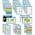 thumbnail image 1 of Traceease Educational Poster For Elementary School, Pack Of 25 Laminated Kids Learning Posters USA & World Maps- Solar System- Math & more - Great for Classroom/ HomeSchool- Room Dcor-PK, 1 of 7